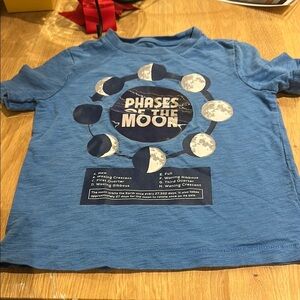 GAP Blue Moon Phases Short Sleeve Tee